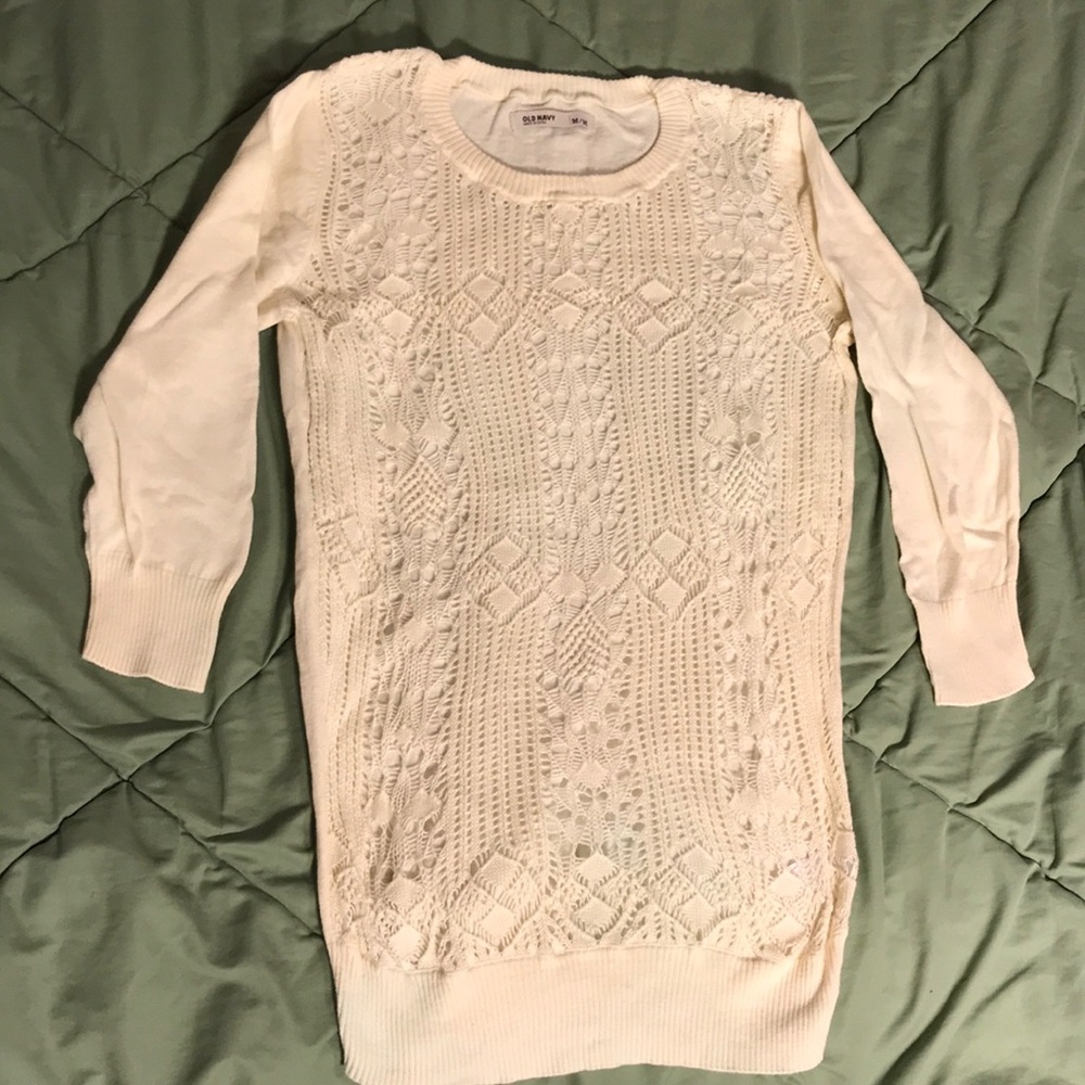 Brand New White Knitted Sweater